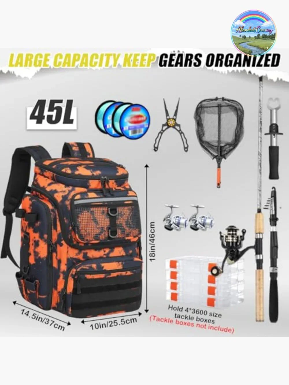 N/A fishing backpack